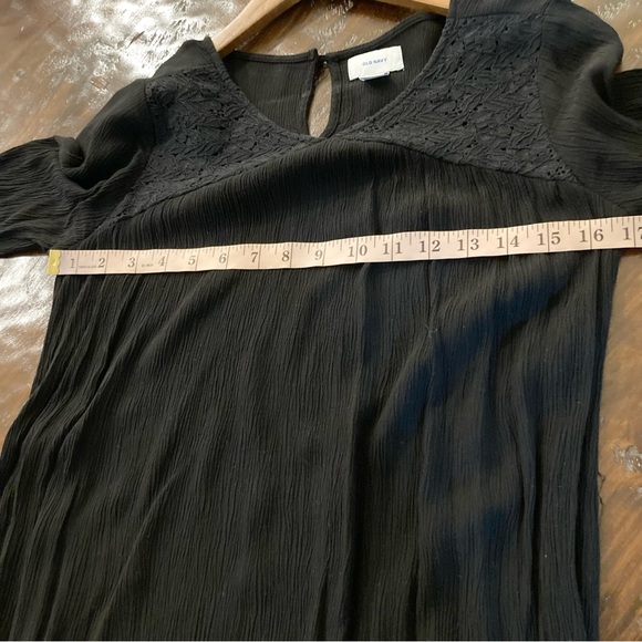 Girls Black Dress Lade Detail Size Large L 10 - 12 - Picture 9 of 9